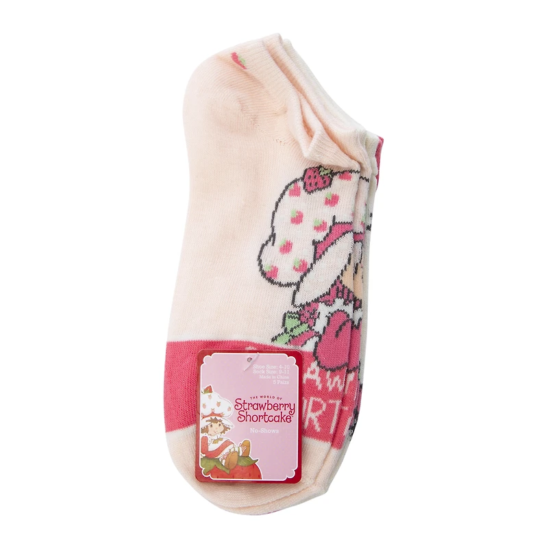 Strawberry Shortcake™ Ladies No-Show Socks 5-Pack