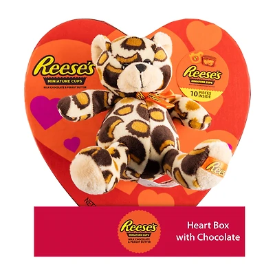 Reese's Heart Chocolate Box With Plush