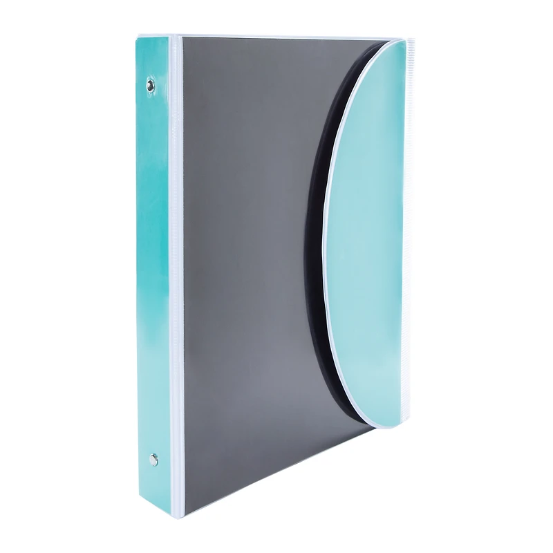 1in Metal Ring Binder With Flap