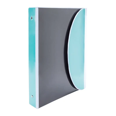 1in Metal Ring Binder With Flap