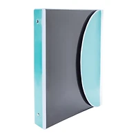 1in Metal Ring Binder With Flap