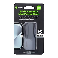 3,000mAh 8-Pin Rechargeable Mini Power Bank