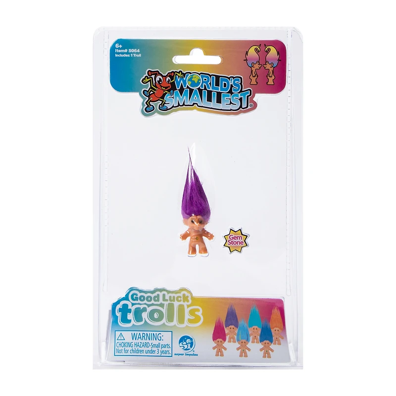 World's Smallest® Good Luck Trolls (Styles May Vary)