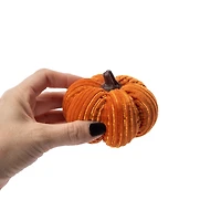 Orange Plush Mini Pumpkin 3.5in