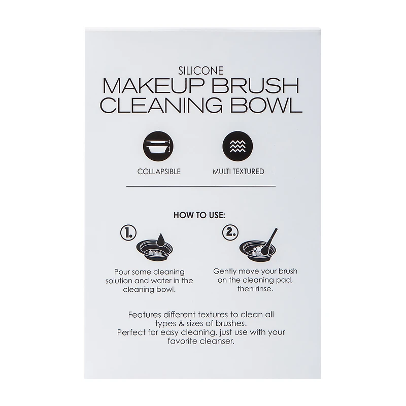 Silicone Makeup Brush Cleaning Bowl