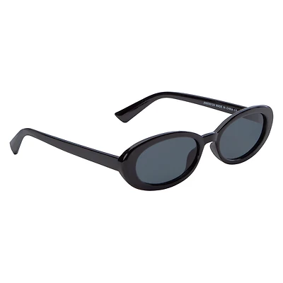 Ladies Plastic Oval Sunglasses