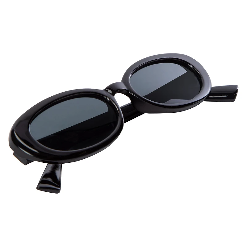 Ladies Plastic Oval Sunglasses
