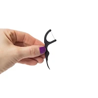 Charcoal Toothpick Flossers 75-Count