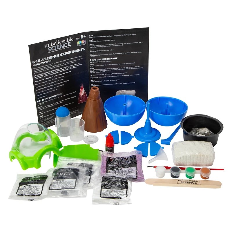 Unbelievable Science 6-in-1 Science Experiments Kit
