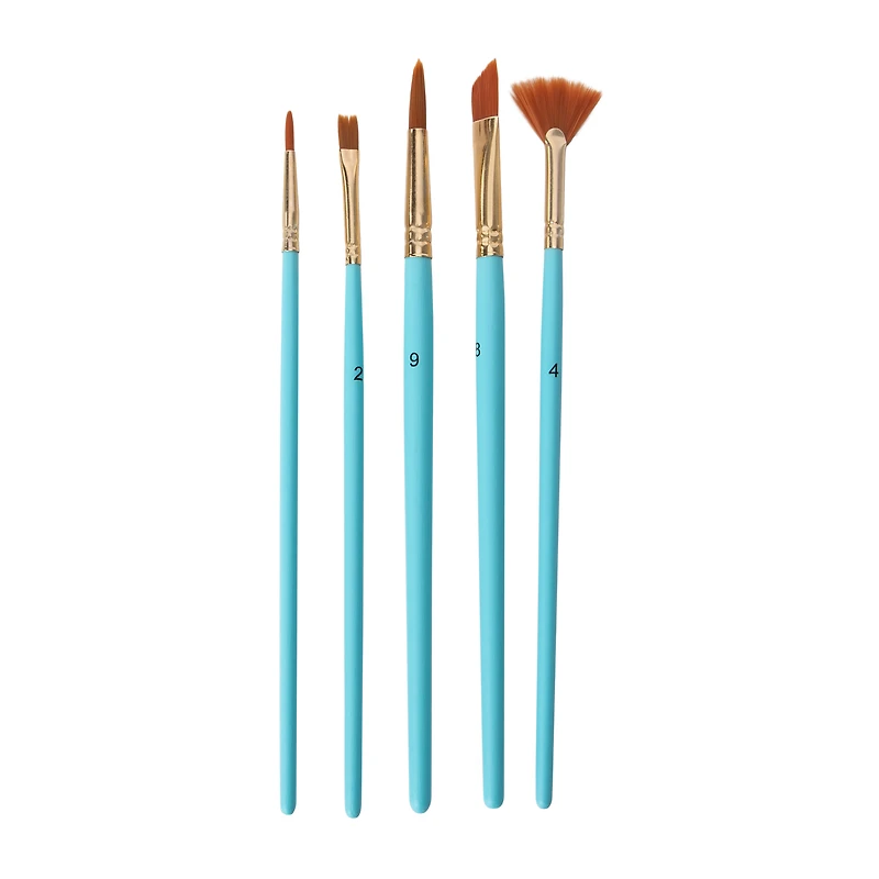 Wood Mixed Media Brushes 20-Count