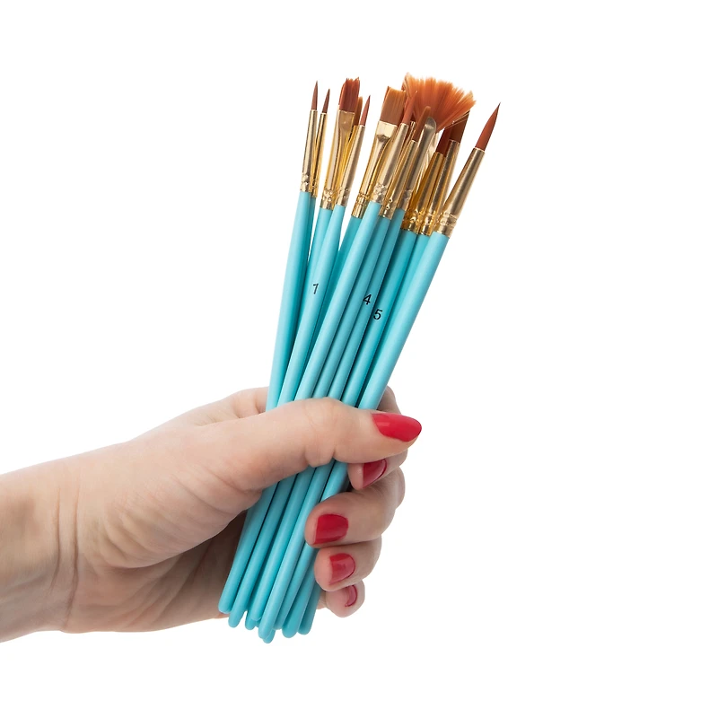 Wood Mixed Media Brushes 20-Count