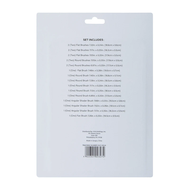 Wood Mixed Media Brushes 20-Count