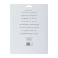 Wood Artist Brush Set 20-Count