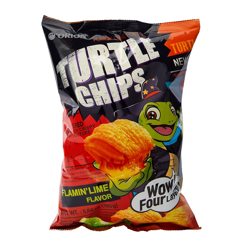 Turtle Chips 5.64oz - Flamin' Lime