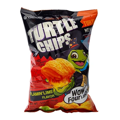 Turtle Chips 5.64oz - Flamin' Lime