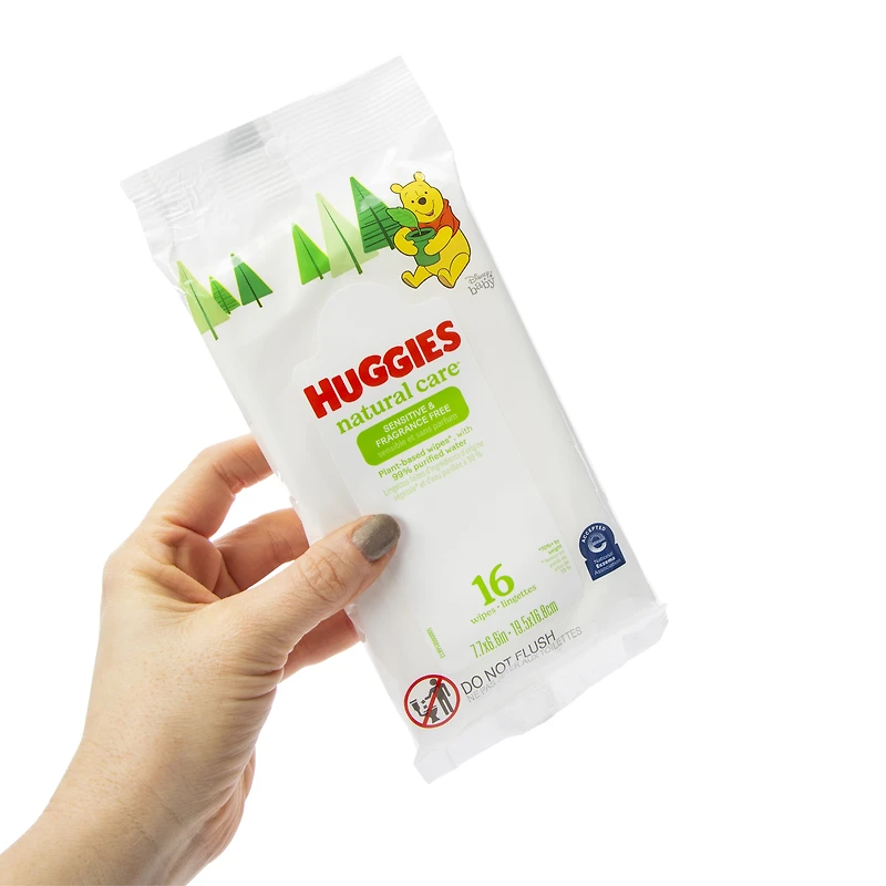 Huggies Natural Care® Sensitive & Fragrance Free Baby Wipes 16-Count