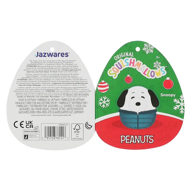 Peanuts™ Puffer Jacket Squishmallows™ 6.5in