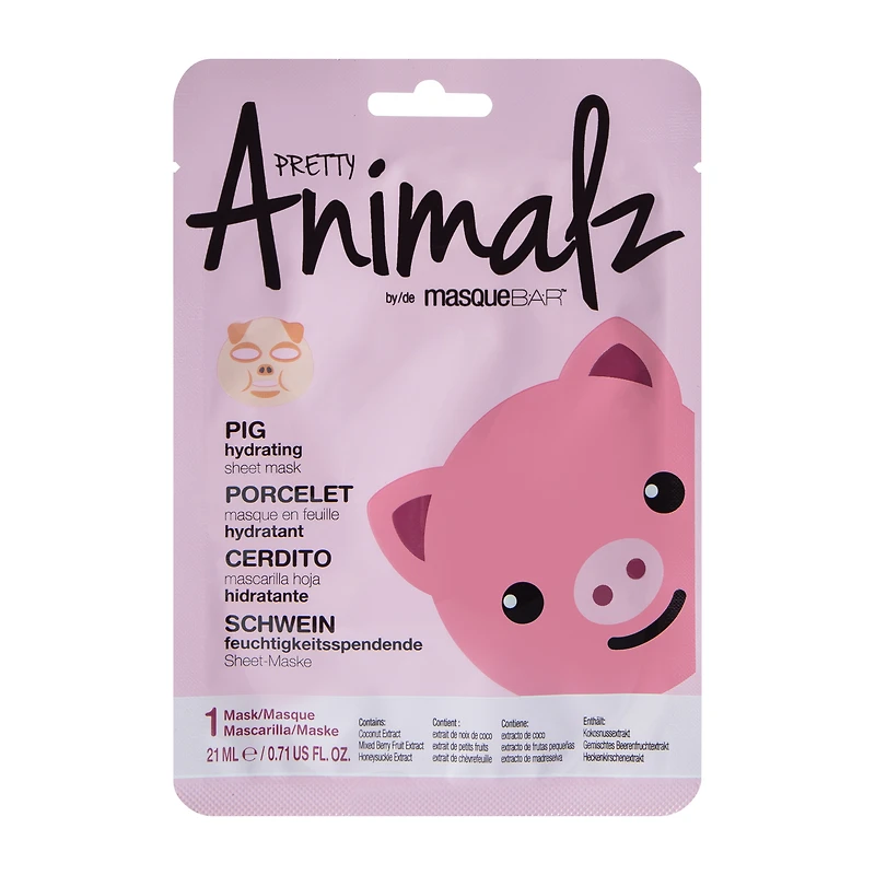Masque Bar™ Pretty Animals Pig Hydrating Sheet Mask