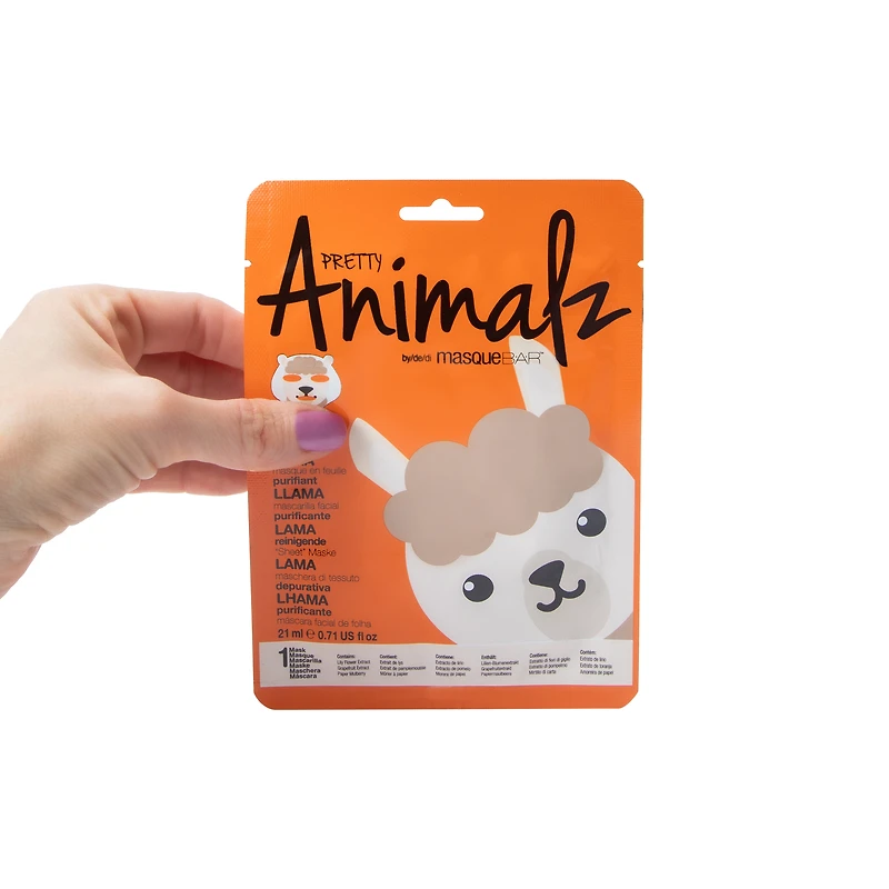 Masque Bar™ Pretty Animals Llama Purifying Sheet Mask
