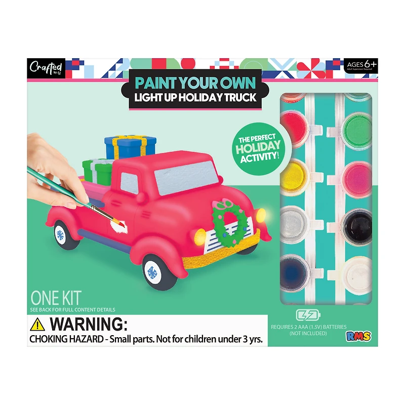Paint Your Own: Light Up Holiday Truck Kit