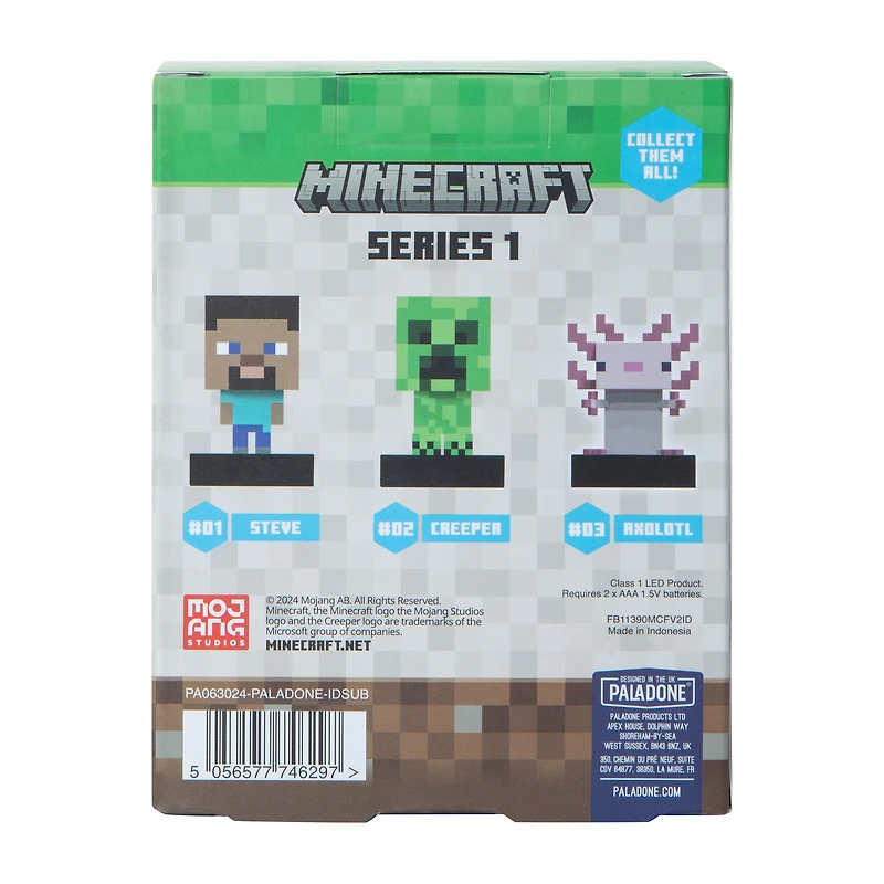 Icons Minecraft Axolotl Light 1-Piece