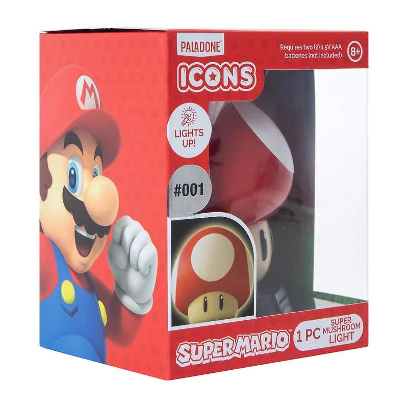 Icons Super Mario™ Super Mushroom Light 1-Piece