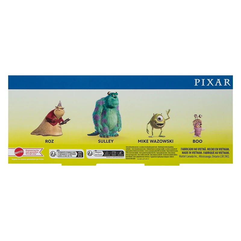 Disney Pixar Monsters, Inc. Figures 4-Pack