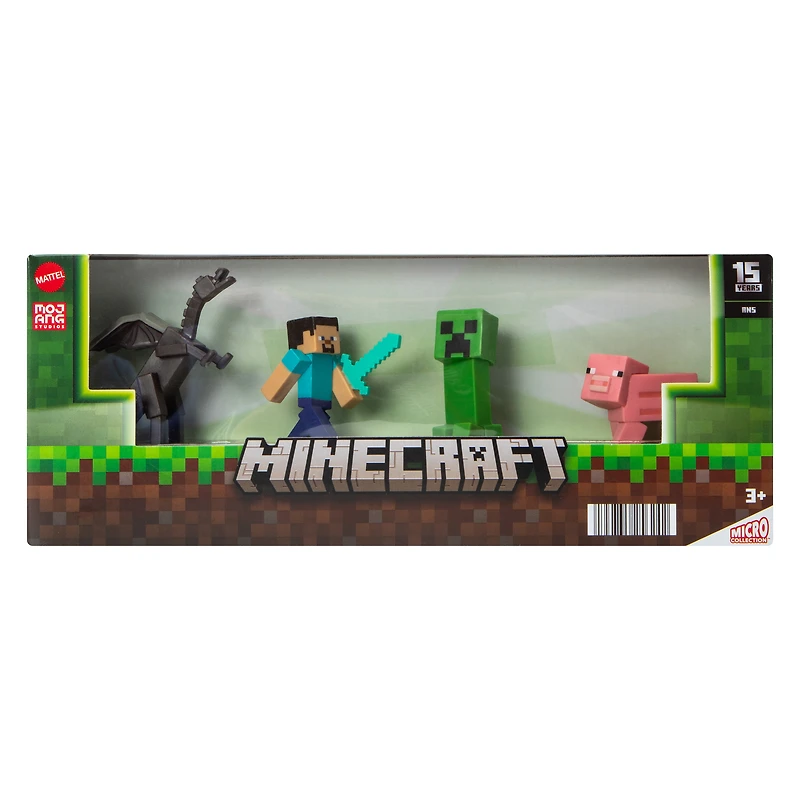 Minecraft™ Micro Figures 4-Pack Set