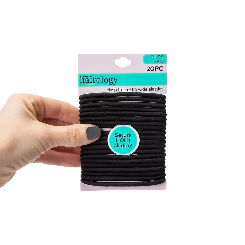 Thick Hair - Elastic Band 20-Pack