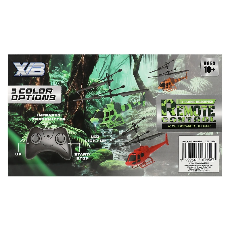XVB® X-plorer Remote-Controlled Helicopter With Infrared Sensor
