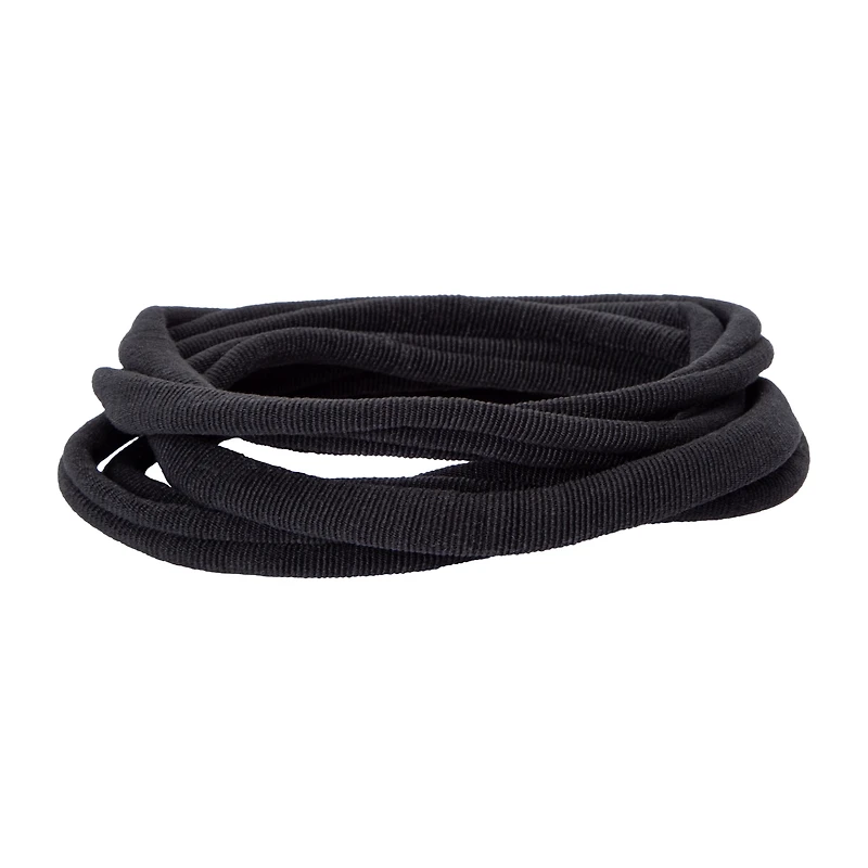 Black Extra Large Ponyos 6-Count