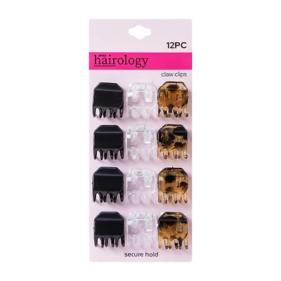 Style Hairology Claw Clips 12-Pack