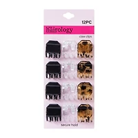 Style Hairology Claw Clips 12-Pack