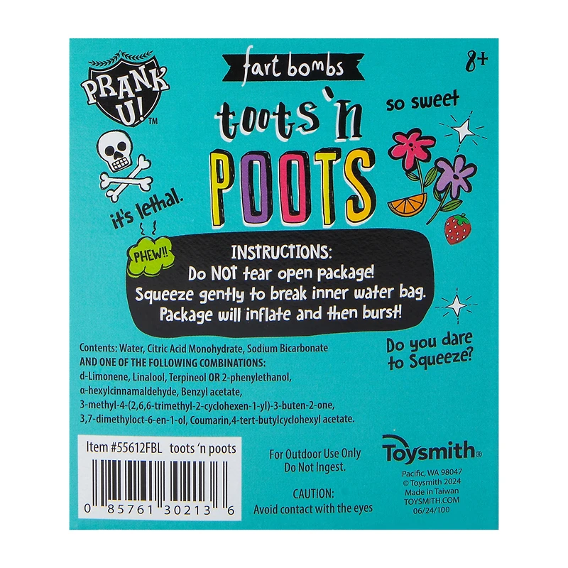 Toots 'N Poots Mystery Fart Bombs Box 6-Pack