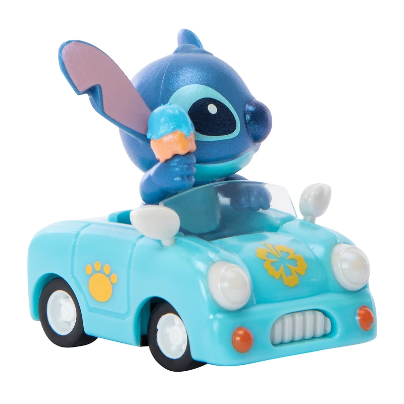 Disney Beast Kingdom Stitch Pull Back Toy Car