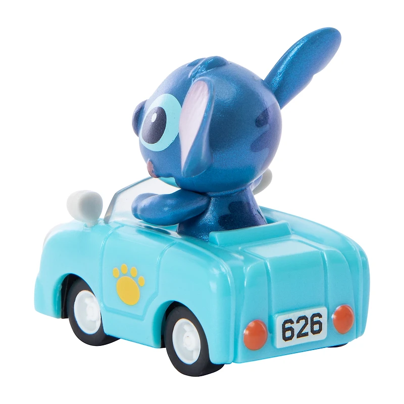 Disney Beast Kingdom Stitch Pull Back Toy Car