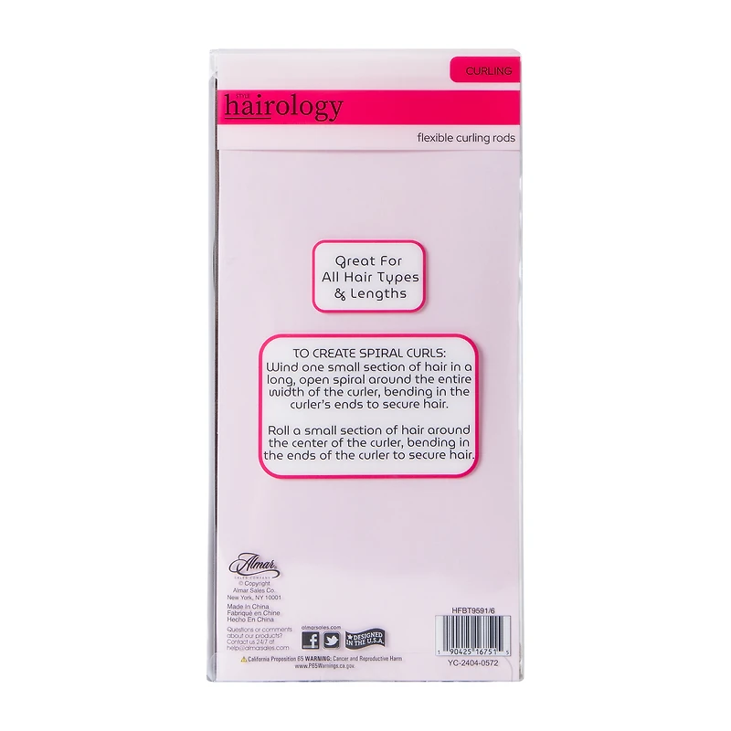 Flexible Curling Rods 6-Pack