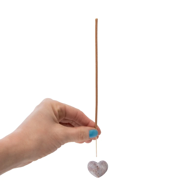 Heartstones Incense Sticks With Soapstone Holder