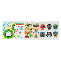 Face and Body Glow Stickers Pack 4-Sheets