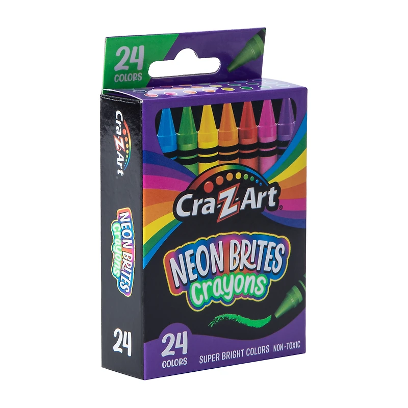 Cra-Z-Art® Neon Brites Crayons 24-Count