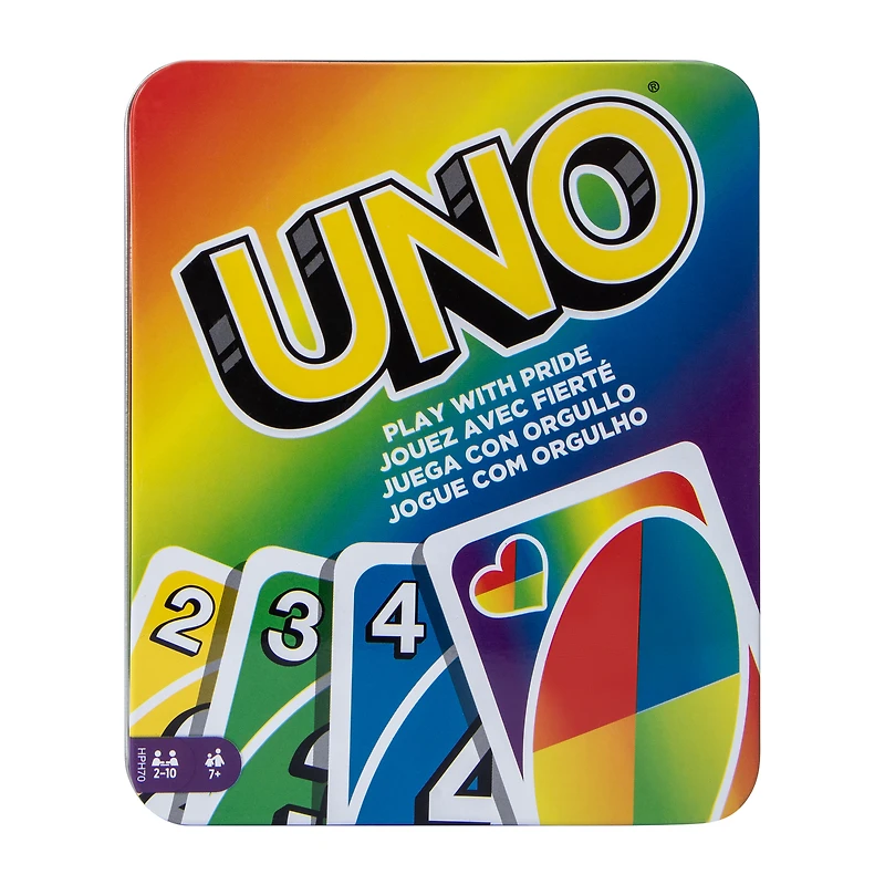 Uno® Play With Pride Playing Cards Tin
