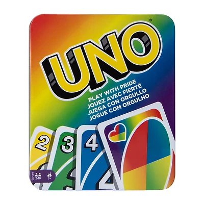 Uno® Play With Pride Playing Cards Tin