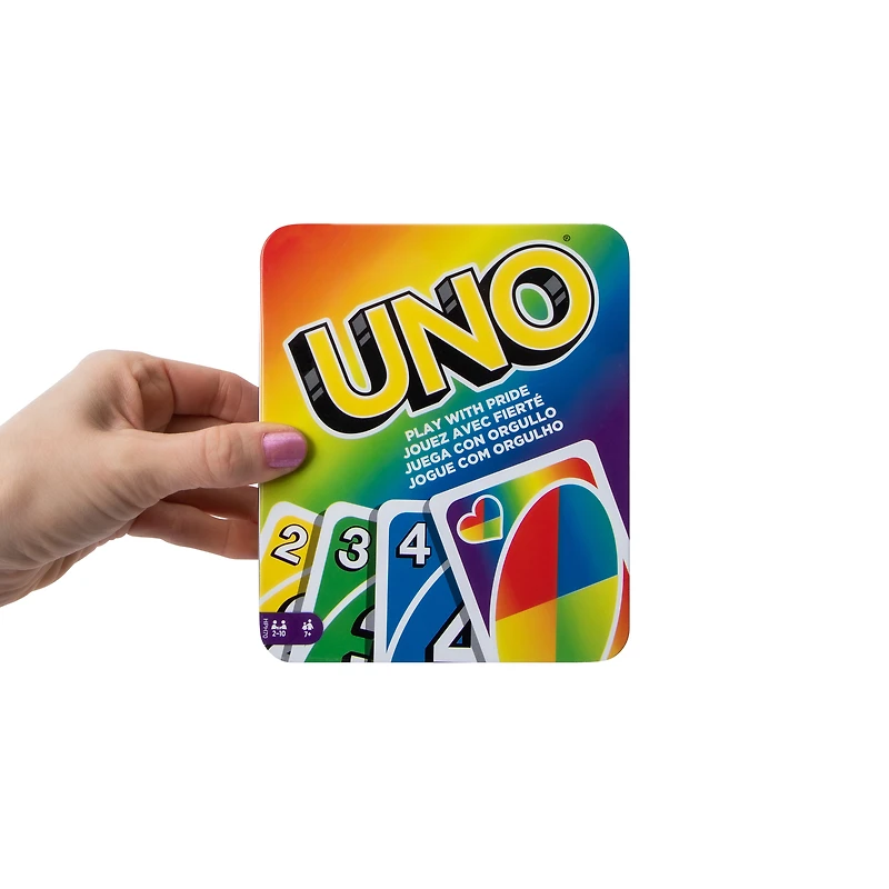 Uno® Play With Pride Playing Cards Tin