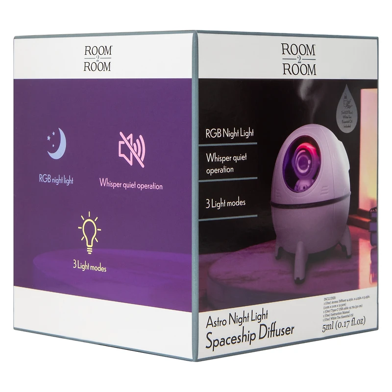 Astro Night Light Spaceship Diffuser 0.17fl oz
