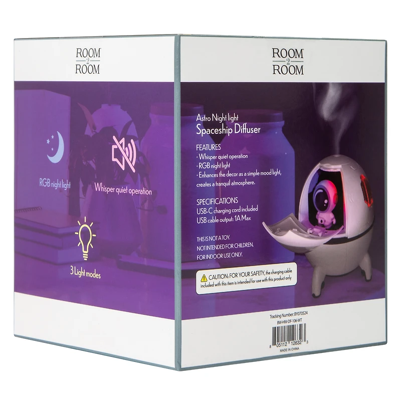 Astro Night Light Spaceship Diffuser 0.17fl oz