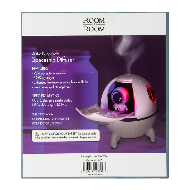 Astro Night Light Spaceship Diffuser 0.17fl oz