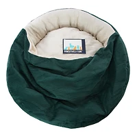 Round Canopy Hooded Dog Bed 22in
