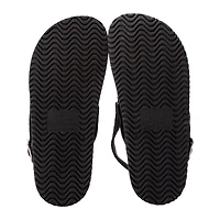 Ladies Suede Buckle-Strap Clogs