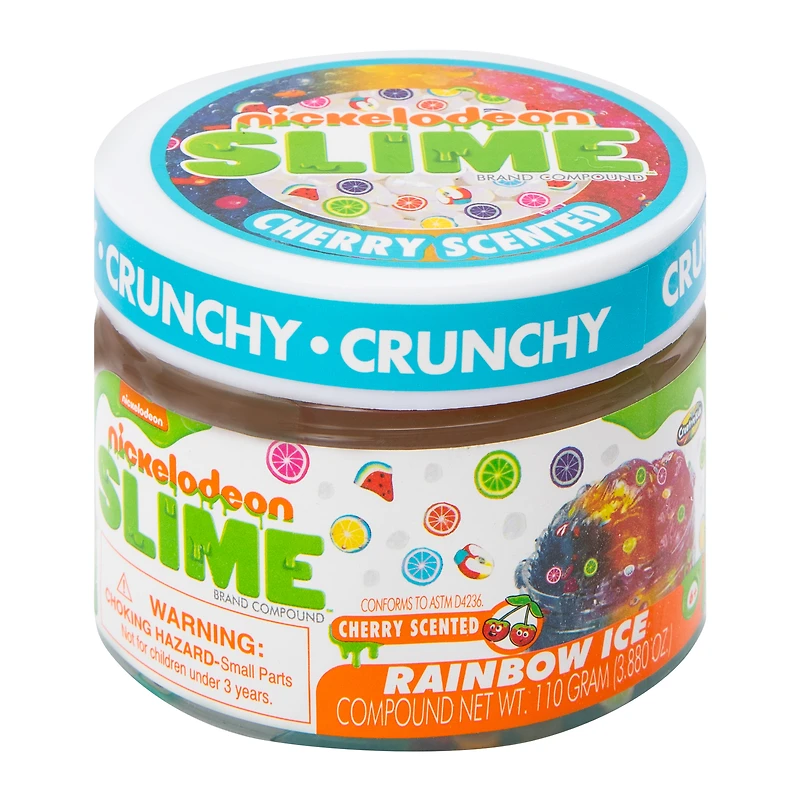 Nickelodeon Slime™ Cherry Scented Crunchy Slime 3.880oz - Rainbow Ice