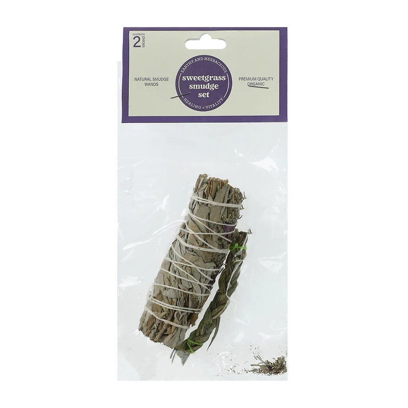 Sweetgrass Smudge Set 2-Piece